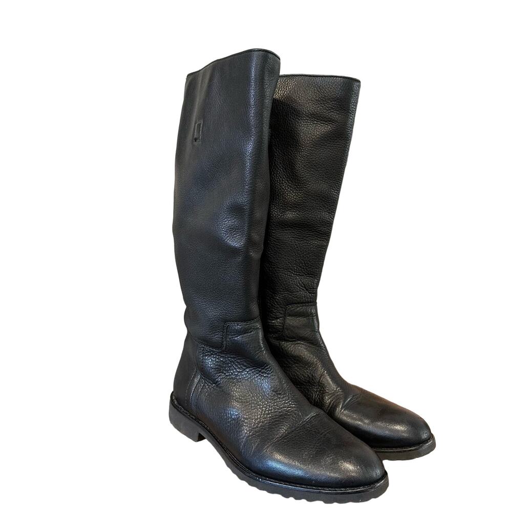 Johnston & Murphy Women's Iliana Black Waterproof Riding Boots US 9